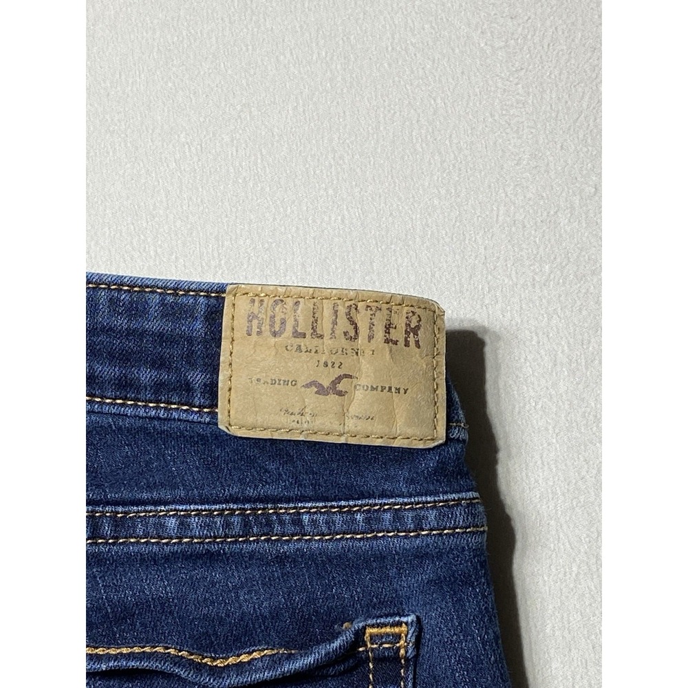 Hollister Jeans Womens 7L W28 L34 Low Rise Bootcut Dark Wash Stretch Denim - Picture 12 of 12
